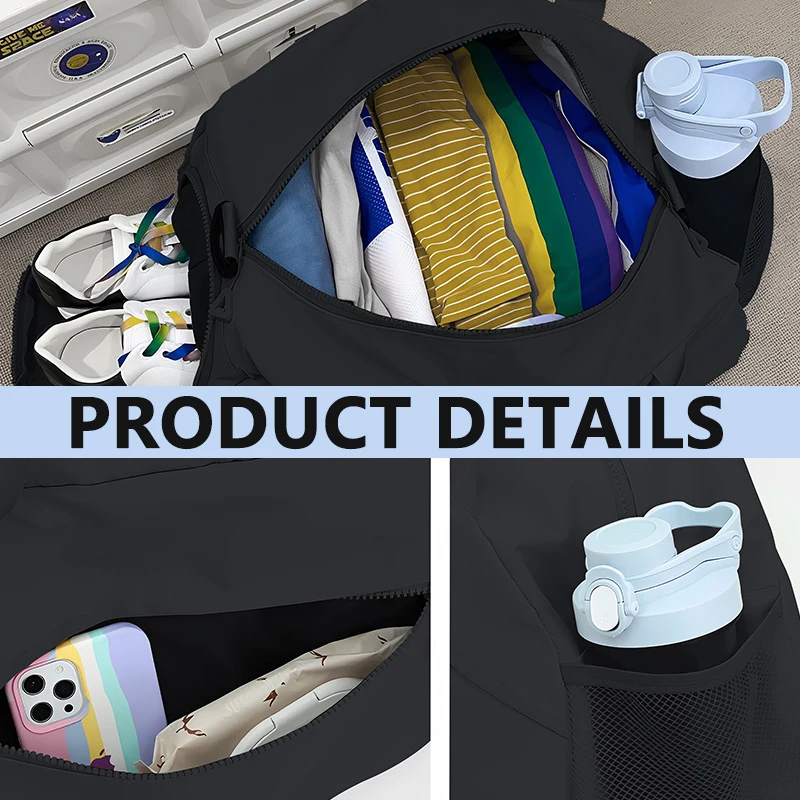 Car Logo Travel Storage Bag Portable Sports Fitness Pouches For Mercedes Benz W124 W203 W204 Vito Sprinter Viano W639 W638 V view 2