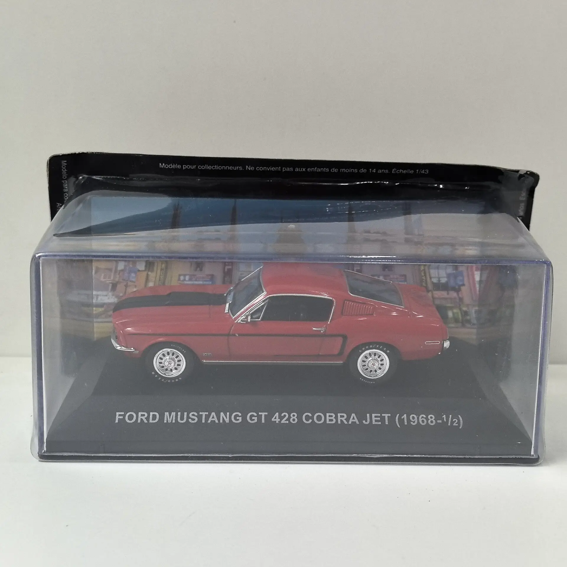

Модель автомобиля Diecast IXO 1/43 FORD MUSTANG GT 428 COBRA JET 1968 3Q из сплава