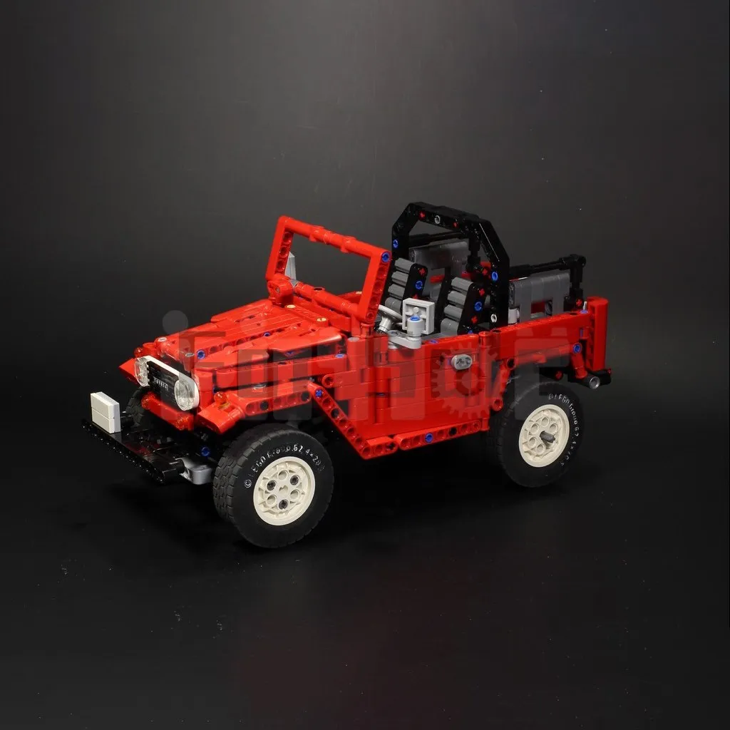 MOC-2770 Land Cruiser FJ40 HARD TOP Expedition durch RM8 Gebäude Block Modell Gespleißt Elektrische Spielzeug Puzzle Kinder Geschenk