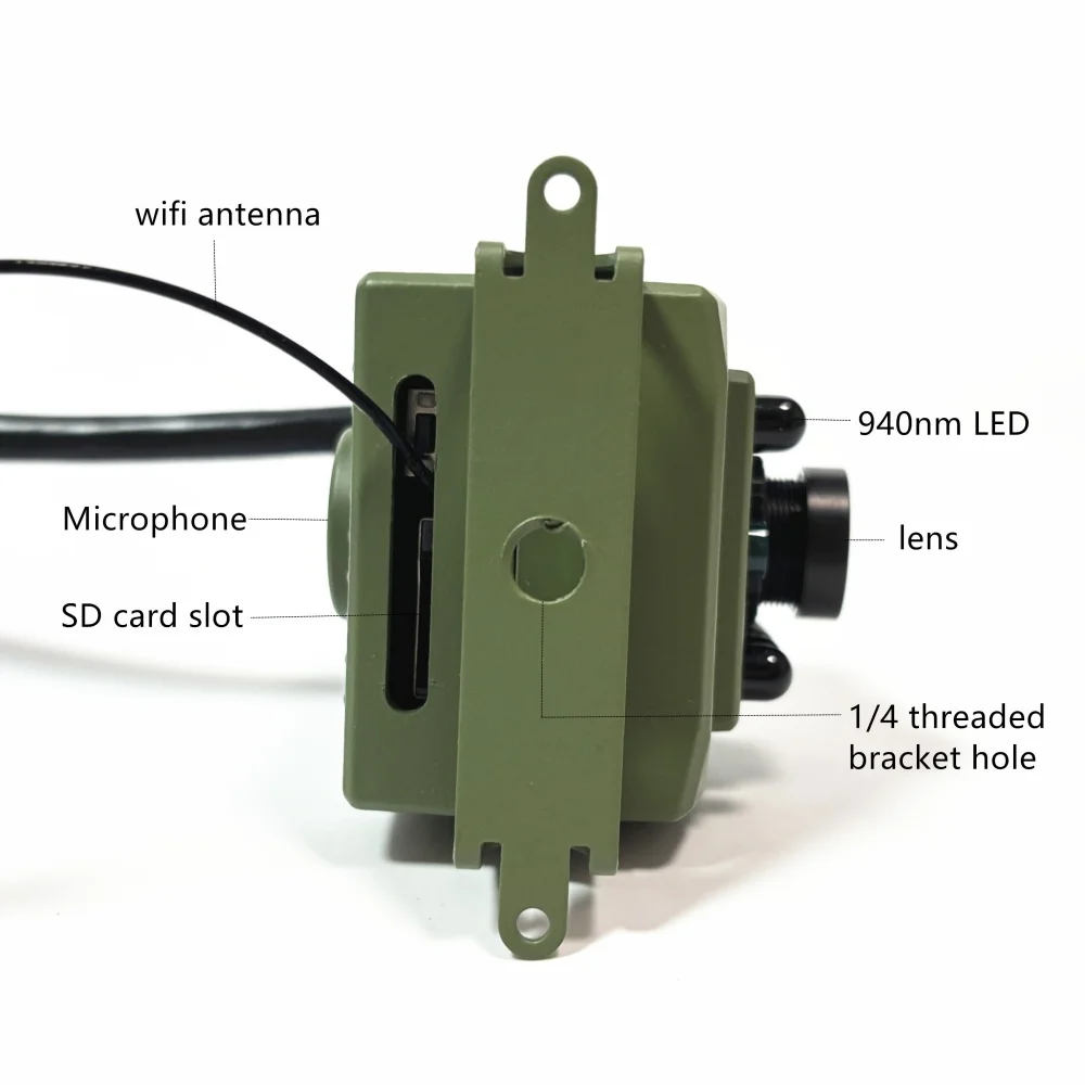 Icsee Imx415 4K 8MP CCTV Green Bird Houses 1080P HD Live View Birdhouse with Camera, Perfect Viewing Bird Nesting and Hatching