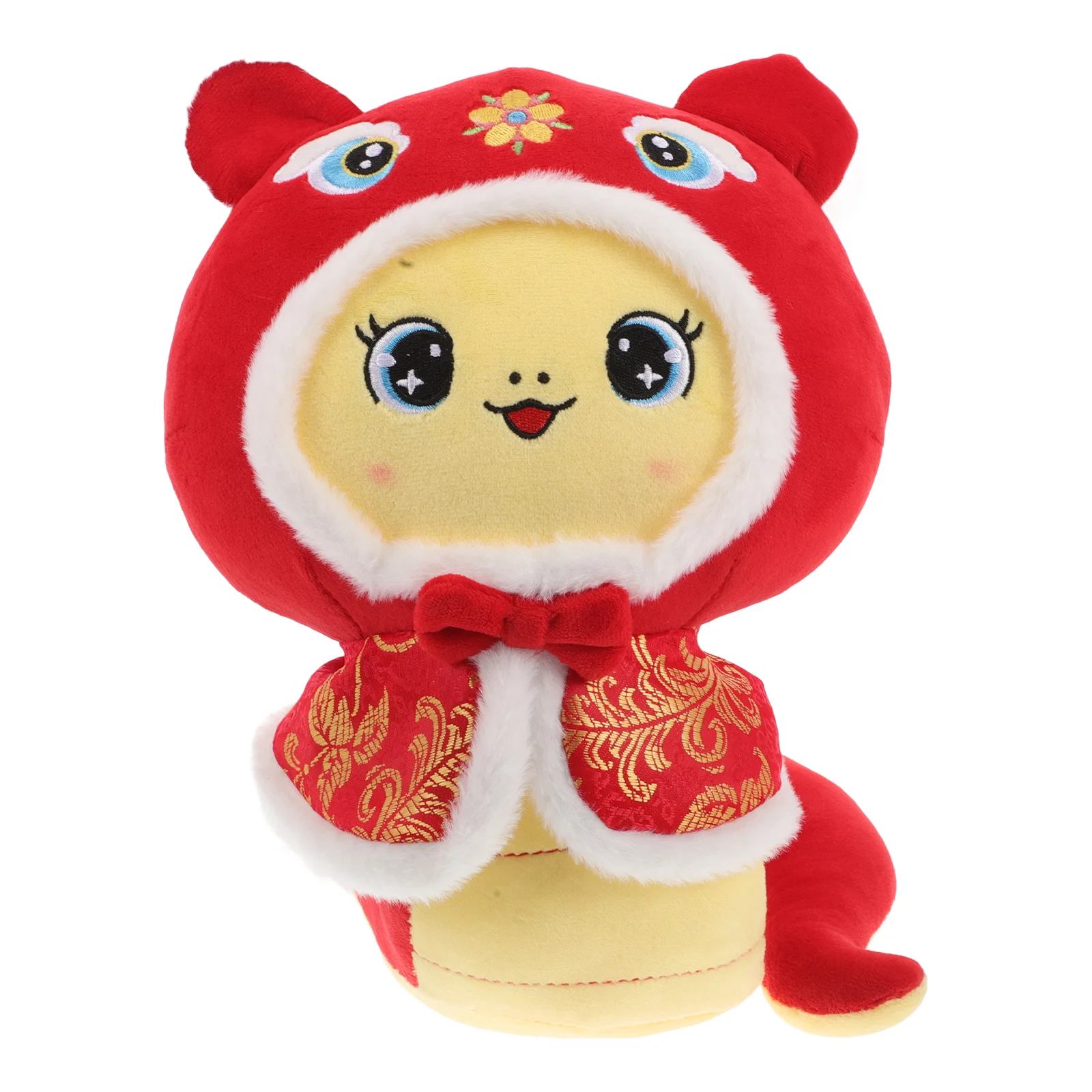 Jumbo Ornaments Zodiac Snake Chinese New Year Plush Animal Cute Style Toys Cartoon Small