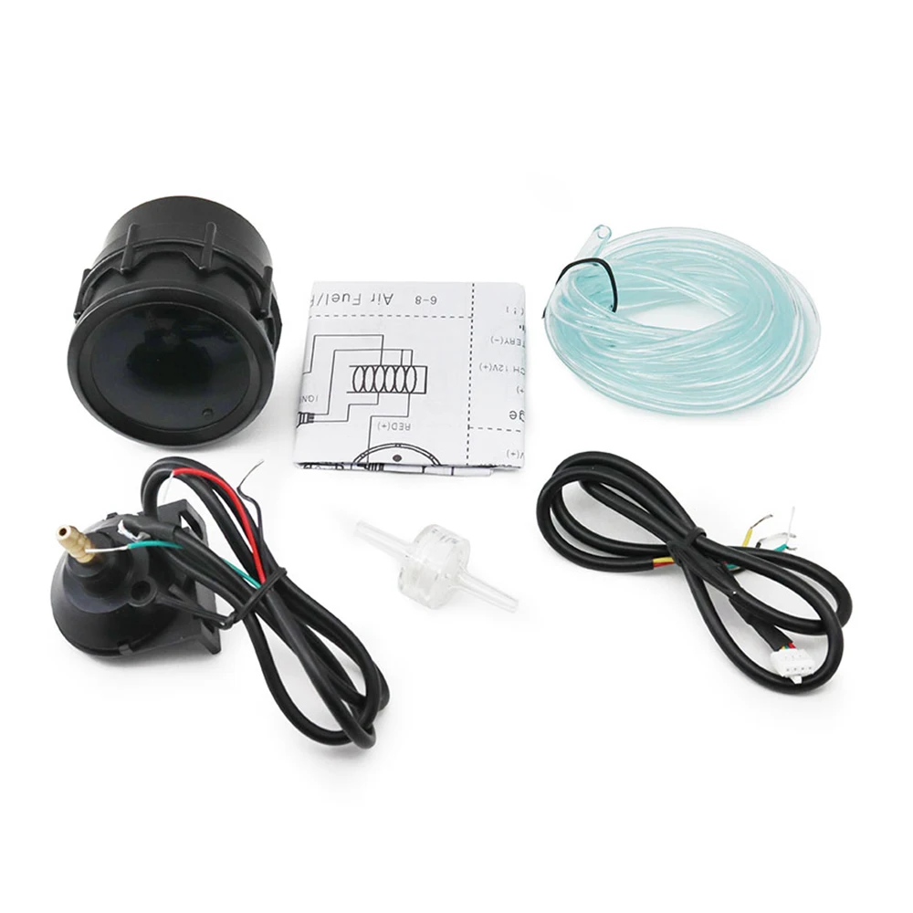 2,52mm LED Getönte 7-Farben-Serie: Boost/Wassertemperatur/Öltemperatur/Öldruck/Voltmeter/Luft-Kraftstoff-Verhältnis/EGT/Drehzahlmesser für Fahrzeuge – Detail 6