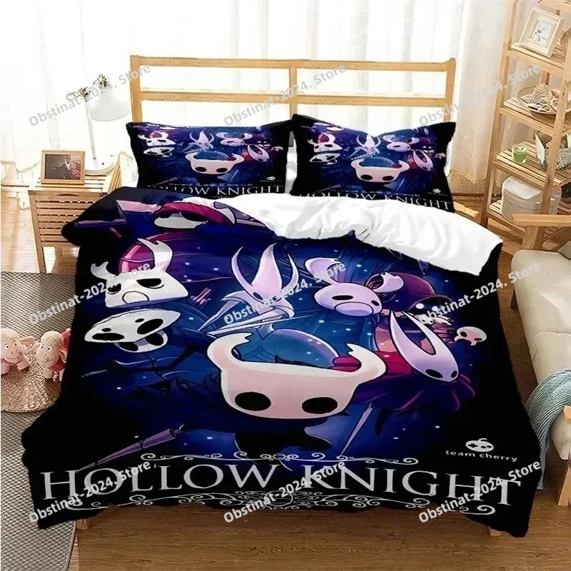 

New Hollow Knight Fashion 3D Digital Printing Bedding Set Duvet Cover Comforter Bed Single Twin Full Queen Youth Girl Boys Gift