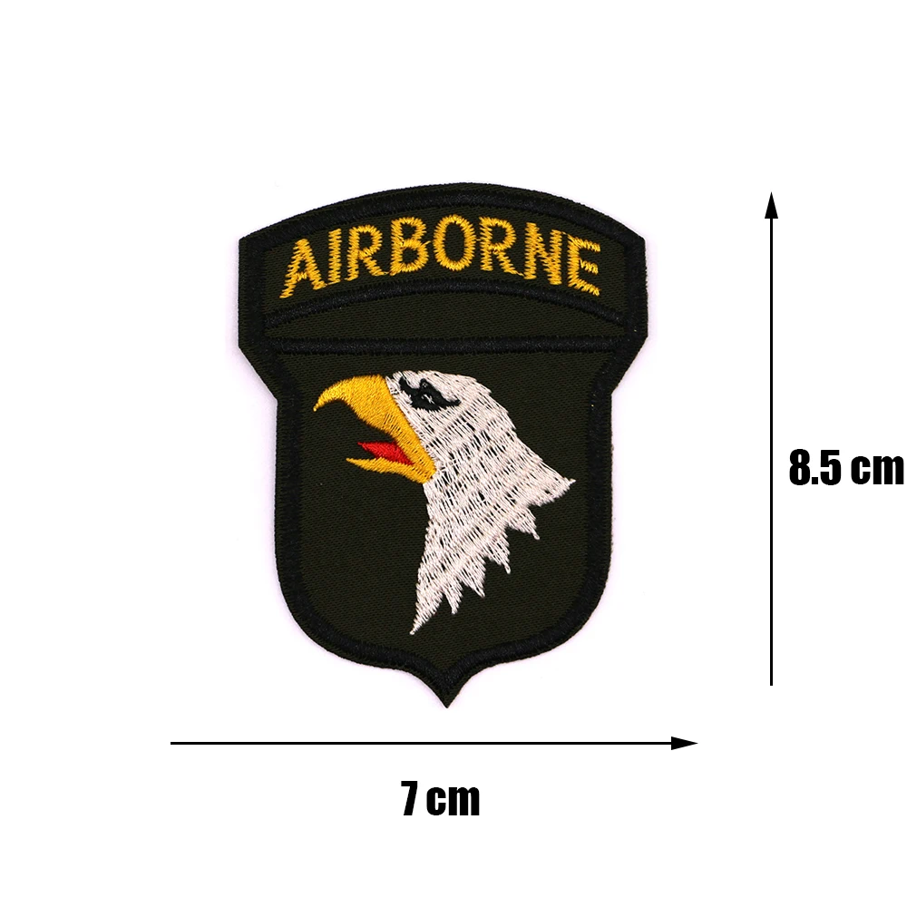 Vintage Military Embroidery Patch - Iron-On Special Forces Badge for Jackets, Bags, Hats DIY Retro Emblem 1pc