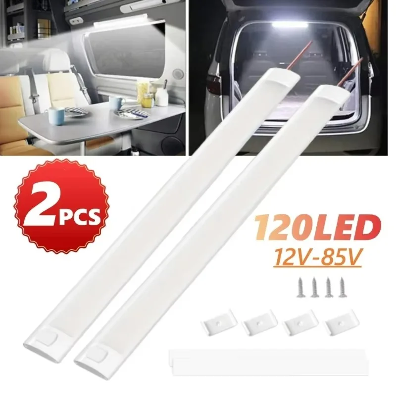Vetrineinrete® Pannello LED 24 SMD Per Interni Auto – Luce Fredda 6000K 5W Con Adattatori T10 Per Luci Tettuccio E Abitacolo (12V) - 5