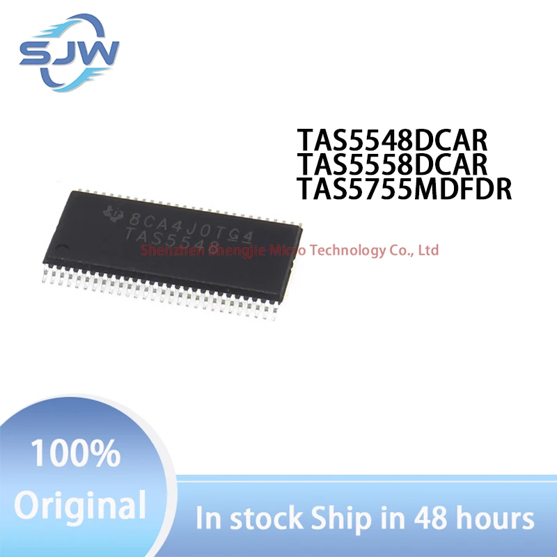 

TAS5548DCAR TAS5558DCAR TAS5755MDFDR screen printing TAS5548 TAS5558 5755M encapsulation HTSSOP56 Audio power amplifier chip