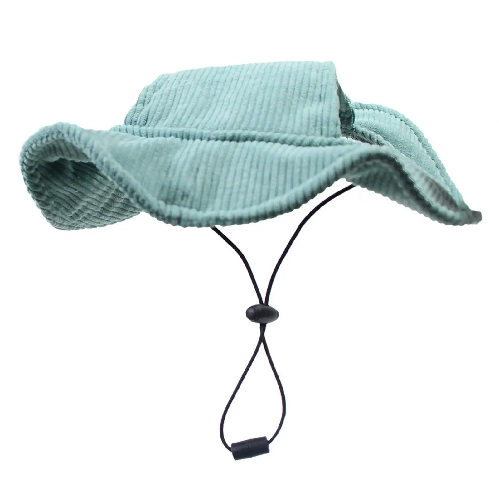 Outdoor Hat Corduroy Sun Protection Sun Visor Cap Adjustable Drawstring Dog Hat Pet Hat for Summer Riding Hiking Sports Outdoor