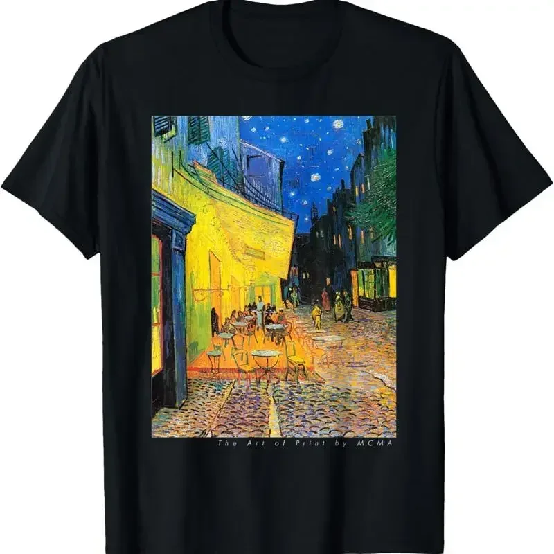 Cafe Terrace at Night Van Gogh Art Print T Shirt