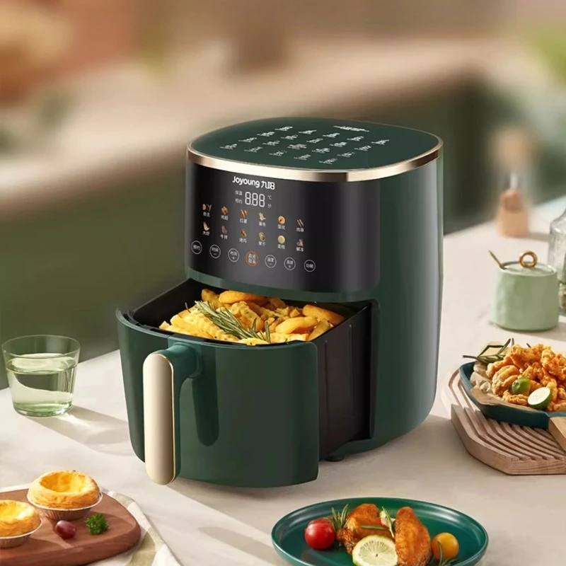 

Jiuyang household automatic air fryer 6L large capacity color screen visual electric oven electric fryer cooking machine