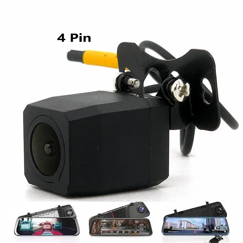 Reversing image Reversing camera Full-color video 4PIN HD 1080P night vision waterproof and anti-knock car driving camera