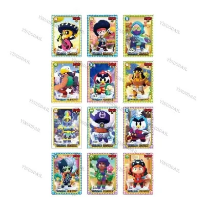 Random Collect Card Anime Figures Collection Game Battle Carte Cartoon Board Leon Crow Rare Trading Cards Kid Toy Gift