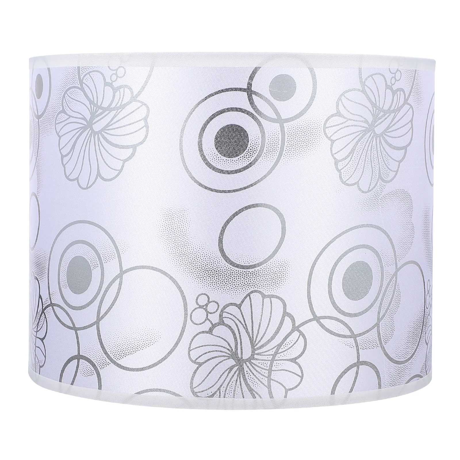 شكل دائري من القماش عاكس الضوء مادة PVC حديدية أسلوب بسيط مناسب لغرفة النوم وغرفة المعيشة غطاء خفيف مزخرف لحماية العين #5