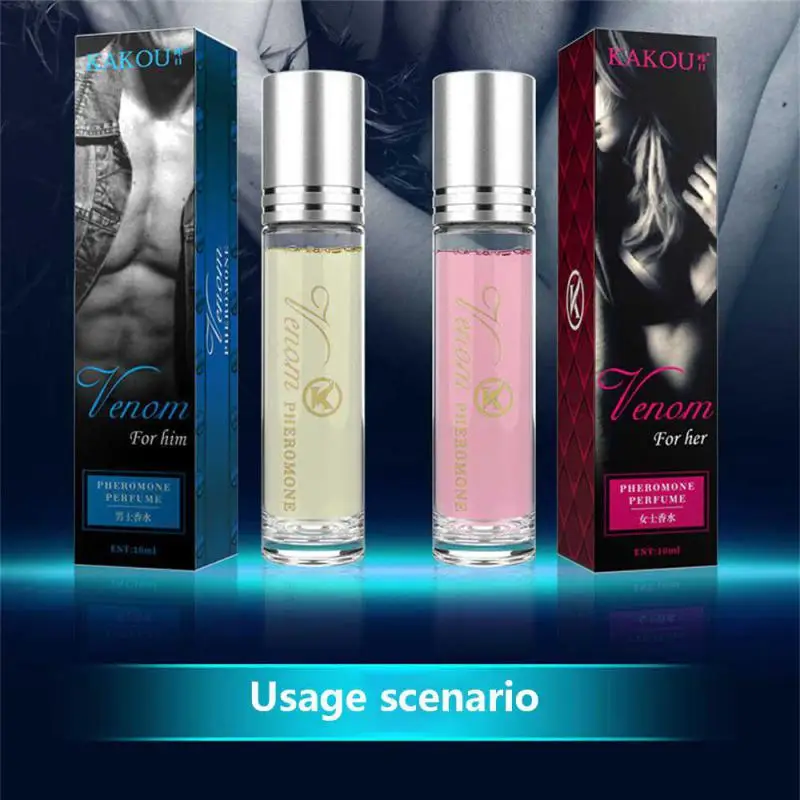 

2PCS 10ml Perfume Ball Perfume Men's Women Lasting Fragrance Pheromone Essential Oil Perfume Attracts The Opposite Sex Men Women