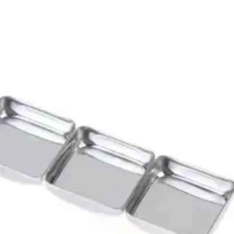 Small Magnetic Portable Watercolor Box 12 Grid 0.5ml Stainless Steel Pigment Tray Pallete Student Travel Painting Art Supplies