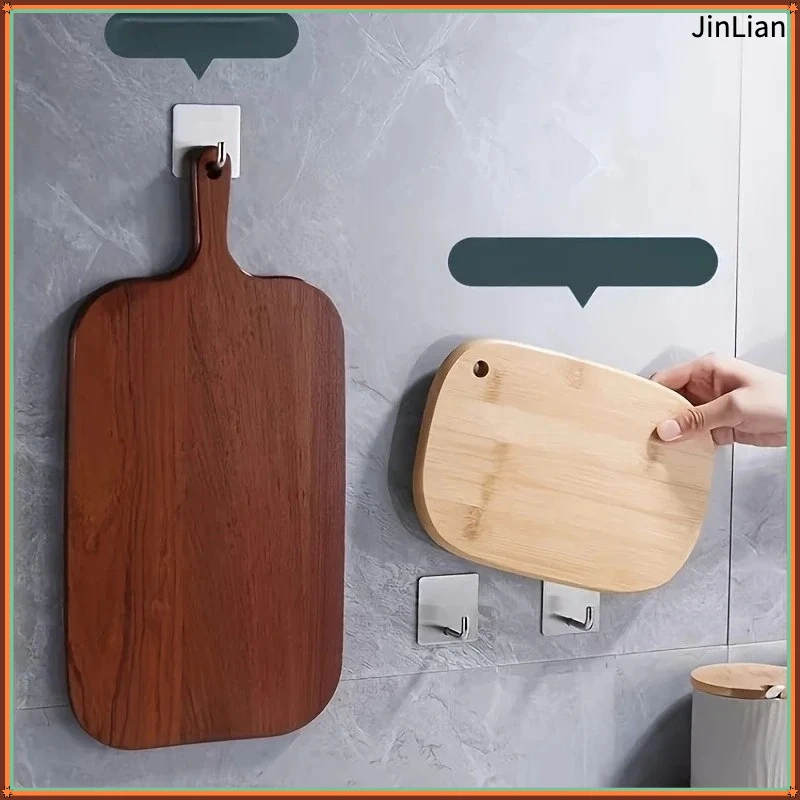 Multi-functional sticky hooks,wall hook set without the need for drilling, suitable for bedrooms, kitchens , practical hooks.