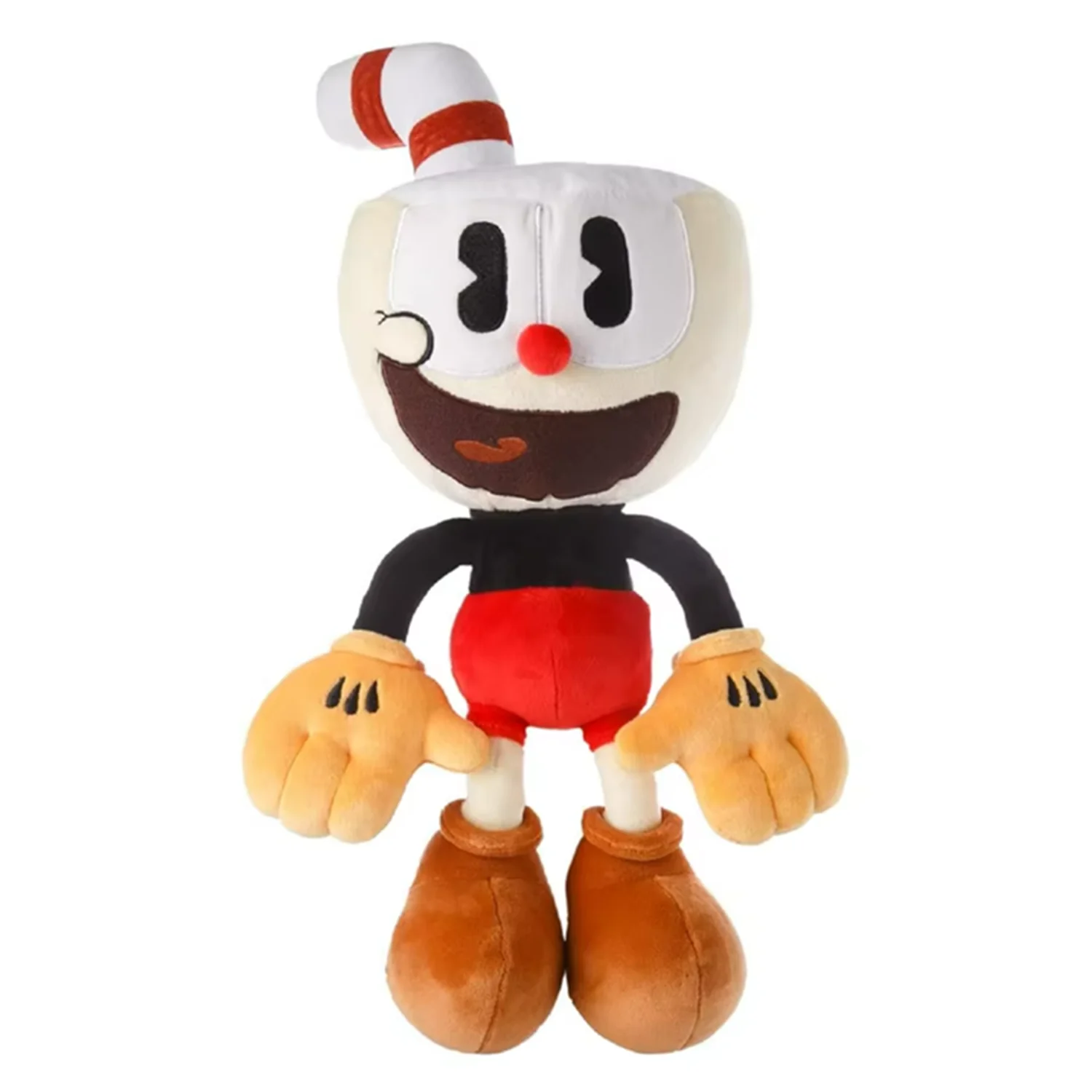

New Cute Game The Cuphead Show Cuphead & Mugman Plush Kids Stuffed Toys For Children Gifts 30CM