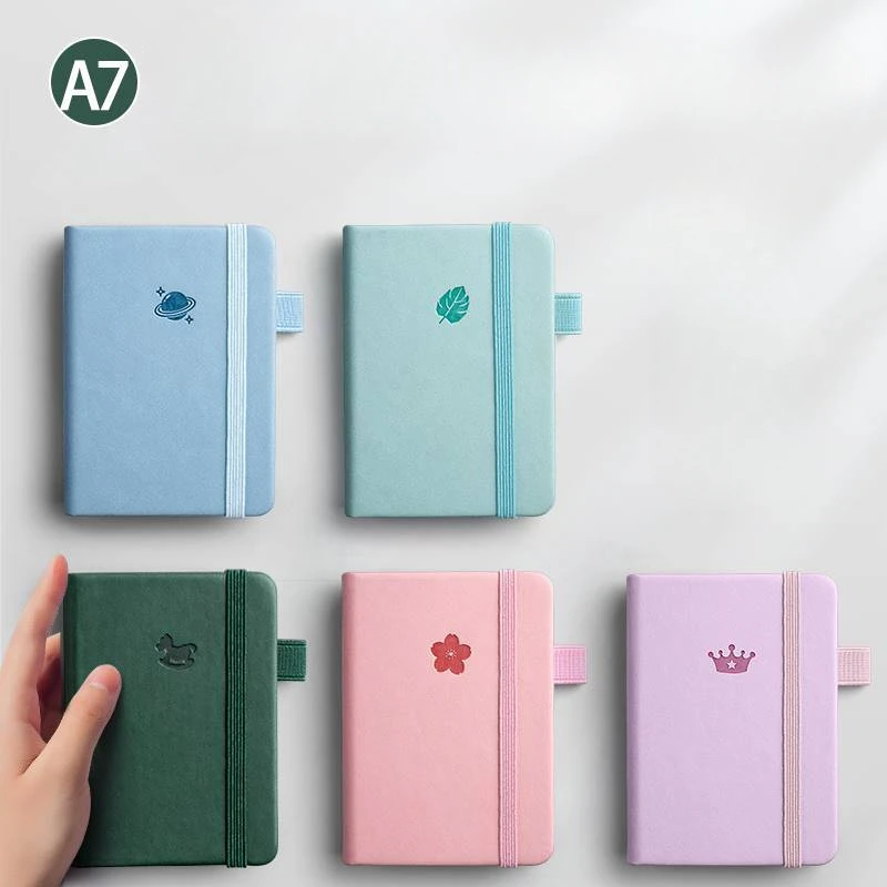 Memo Diary Planner A7 Mini Notebook Agenda Organizer Taking Notes Pocket Notepad Diary Notebook Word Book Office Supply