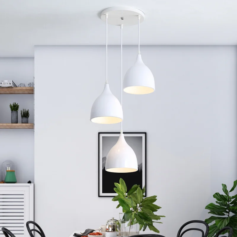 Modern Pendant Ceiling Lamps Loft for The Kitchen LED Pendant Lights Hanglamp for Kitchen Island Hanging Light Fixture