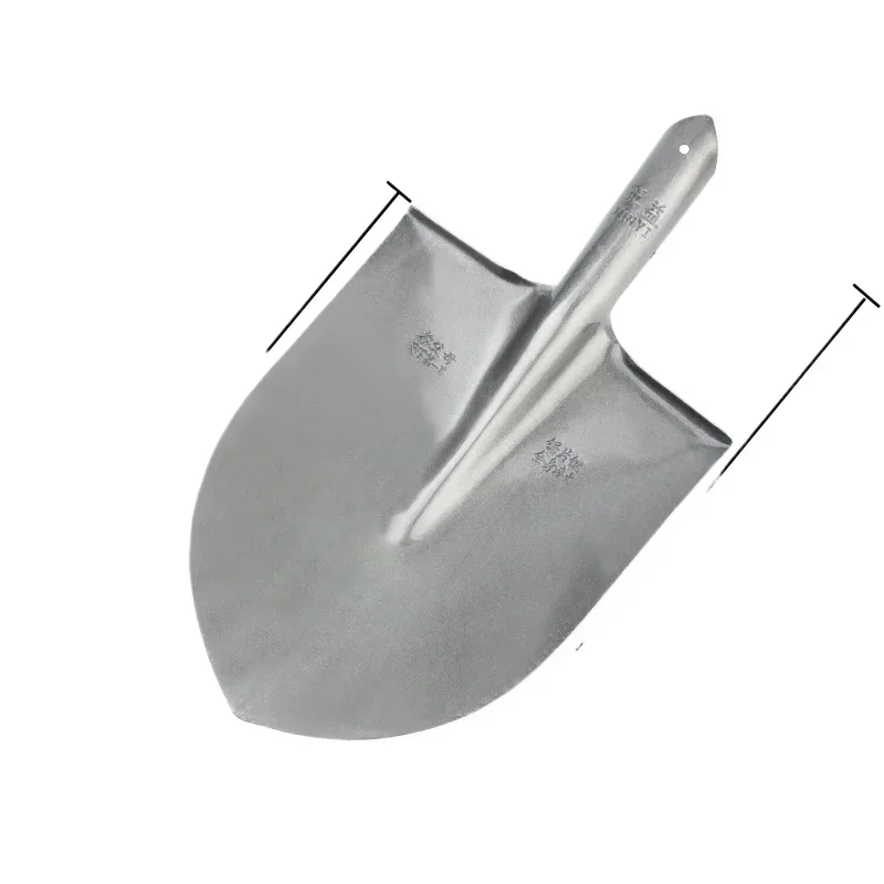 

manganese iron and steel spade; earth digging spade at construction site; outdoor spade; gardening tools; vegetable plan