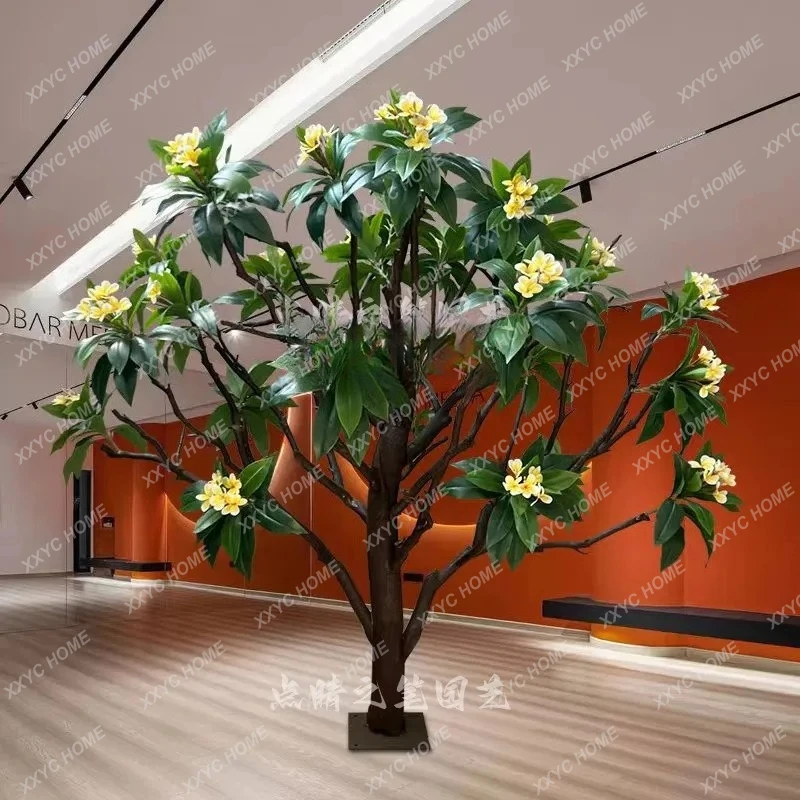 Imitative Tree Large Plant Floor Setting Decoration Winter Jasmine Magnolia Animal Tree Bird Tree Floral Landscape