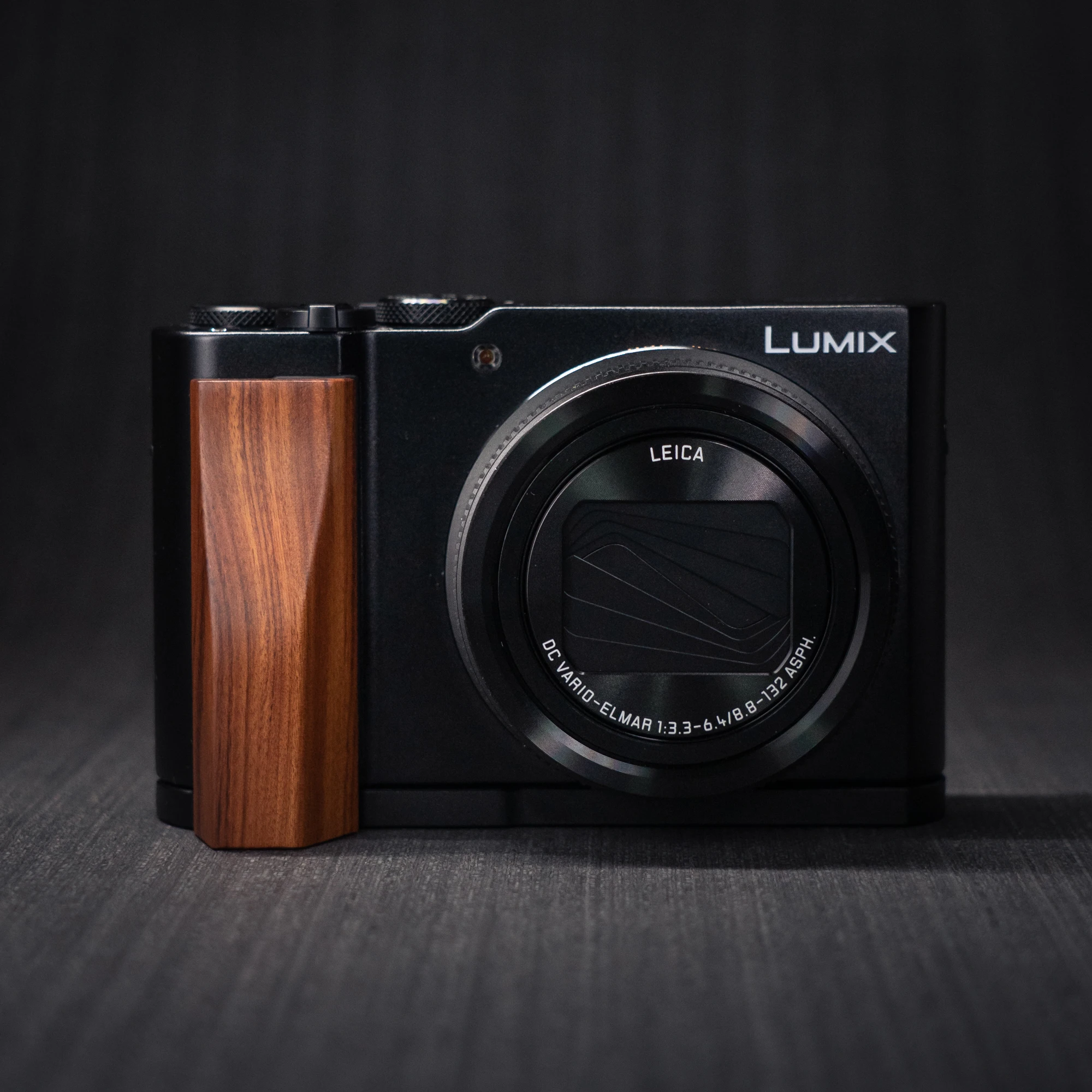 Holz-Handgriff-L-Halterung für Panasonic Lumix ZS300 Kamera mit Schnellwechsel-L-Plattenhalterung Ultraleicht mit Legierungsbasis – Detail 20