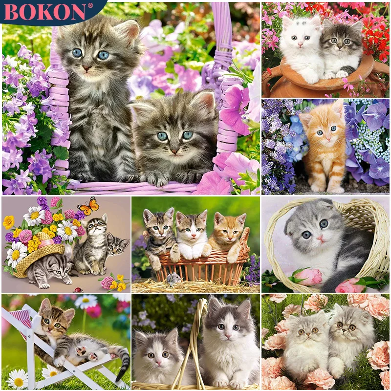 

Animal 5D Diamond Painting Persian Cat Chinchilla Cat Full Diamond Mosaic Diamond Embroidery Kit DIY Rhinestone Home Decoration