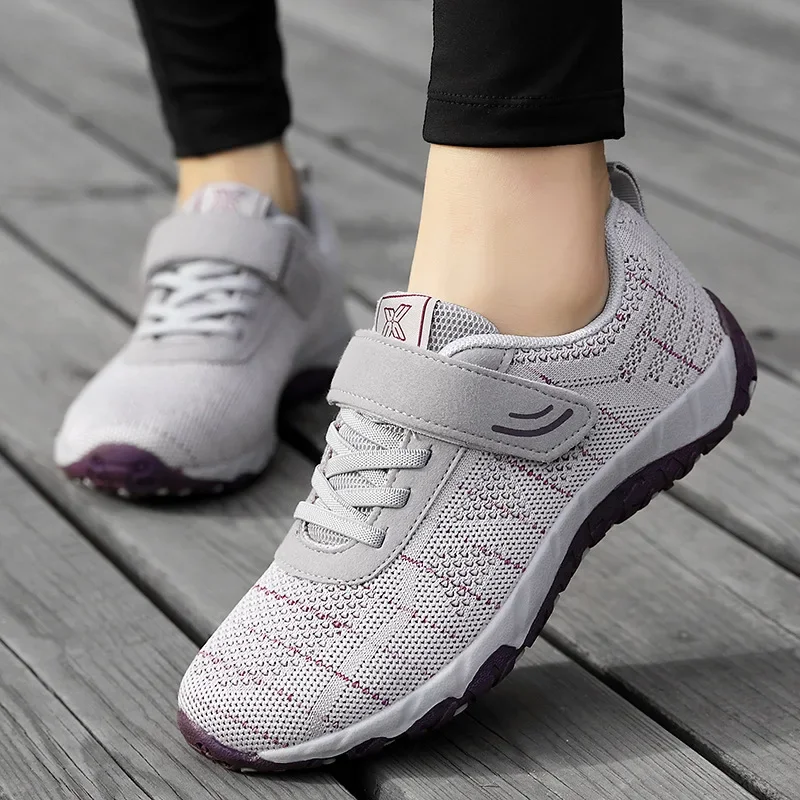 2024Ladies Sneakers Light Breathable Flat Wear Resisted Anti-Slippery Basket Vulcanized Shoes Women Comfort Casual Shoes