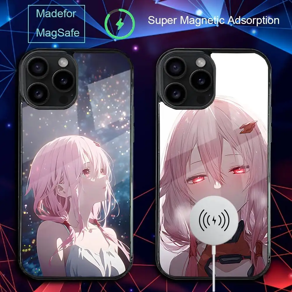 

Y-Yuzuriha Anime Inori Phone Case For iPhone 17,16,15,14,13,12,11,Pro,Max,Plus,Mini,SE4,E Magnetic Magsafe Wireless Charging