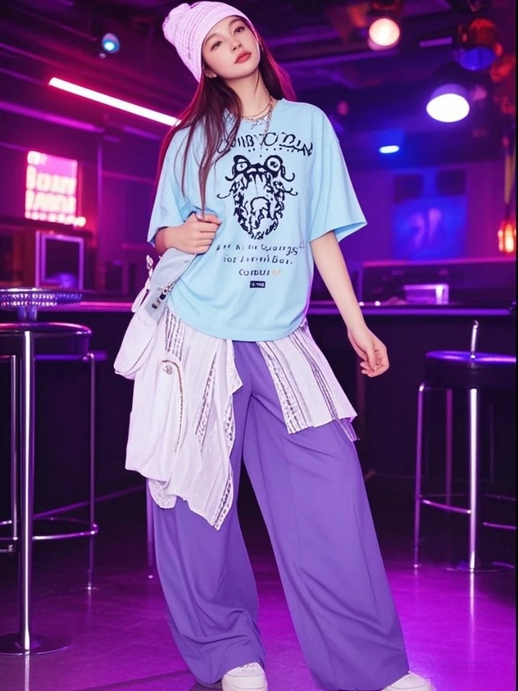 Y2K Harajuku Women's Asymmetric Layered Tulle Skirt with Lace Hollow Out Bandage Design  Adjustable Vintage Apron Clubwear