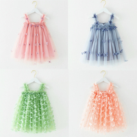 Cute Toddler Summer Dress for Kids Girls 2024 New Children Casual Clothes for Birhday Party Princess Dresses for 1-5 Y Baby Girl