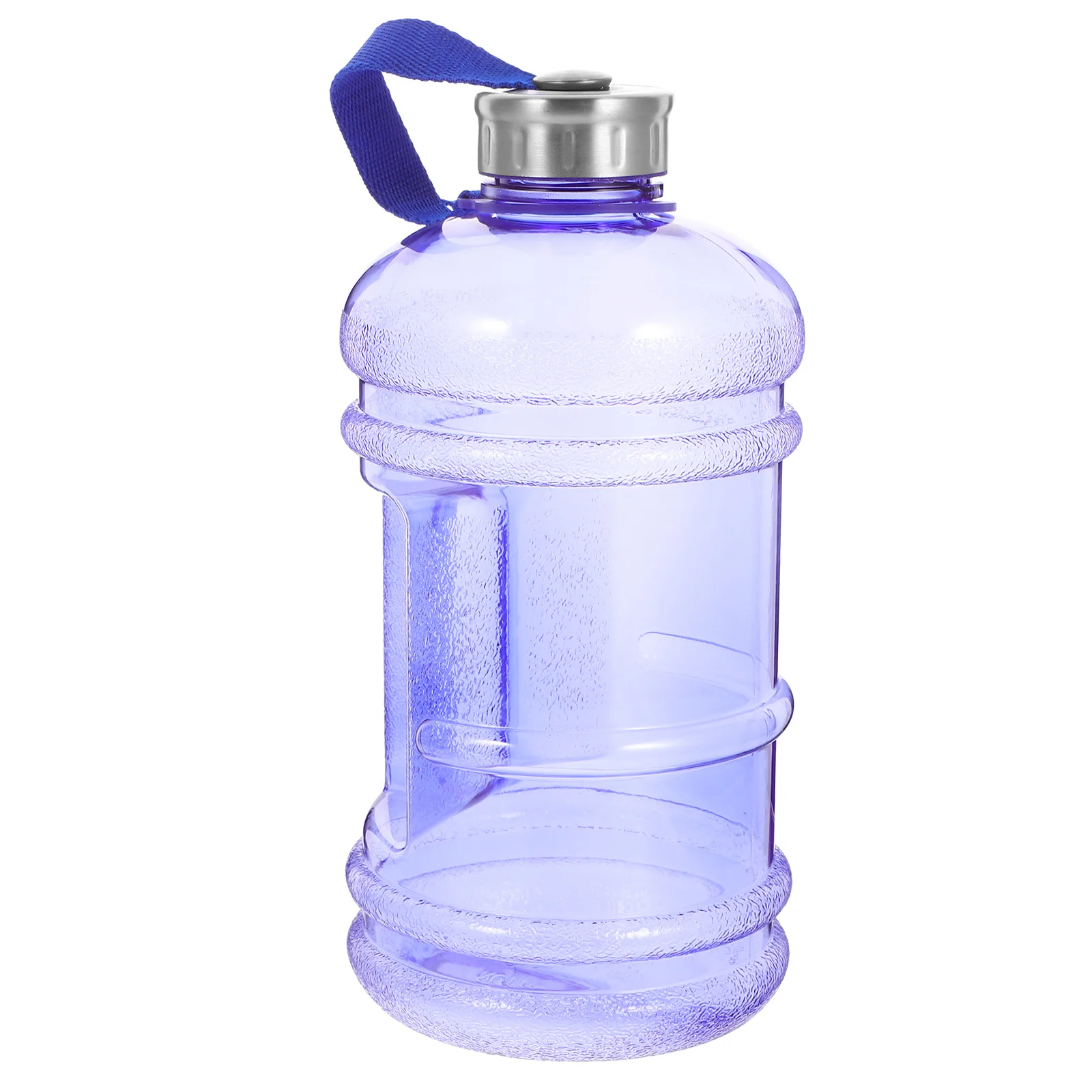 

2.2L Sports Water Bottle Heavy Duty Large Capacity Drinking Bottle with Handle for Exercise Hiking Camping Leak Proof