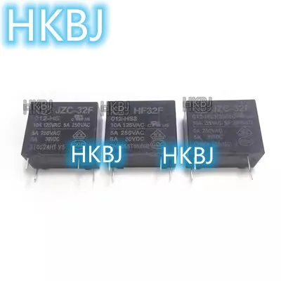 5 шт. HF 32F-G-05V/12V/24V Сильный ток модуля печатной платы DIY Реле JZC HF32F-005 012 024-HS3 HS 4Pin 3A 5A 10A НОВЫЙ