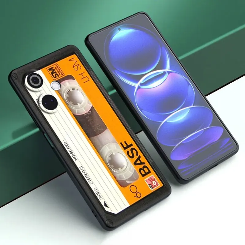 Classical Old Cassette Cartoon Cover Black Phone Case For OnePlus Nord CE3 Lite 3 12 11 2T N30 CE2 N300 N200 10 9RT ACE 2V Pro image 6