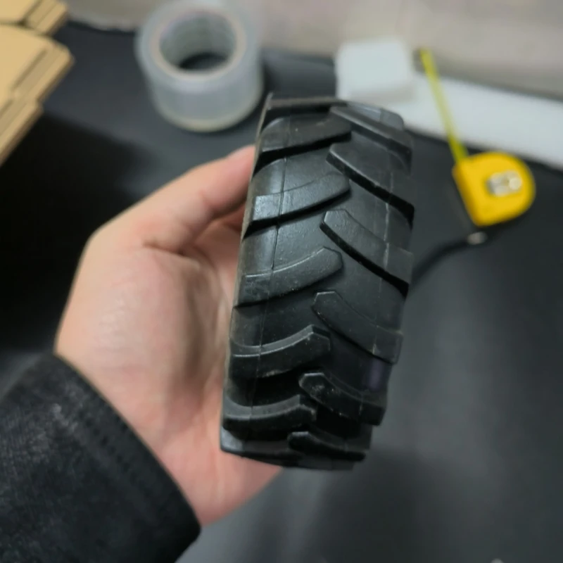 1pc Rubber Tire for 1:14 scale Tamiya Tractor Truck,RC Rock Crawler Car,4x4 6x6 Off-Road Dakar Rally Truck,R/C Upgrade Part