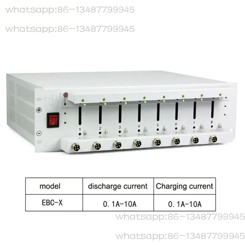 NEW Type 8-channel 18650  Capacity Tester Charge and Discharge 10A Cycle Aging Test EBC-X