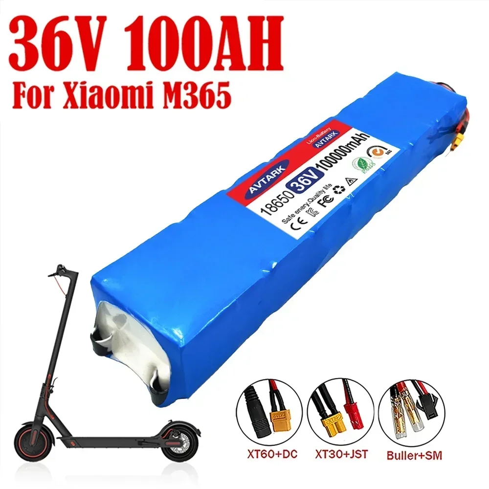 

NEW Upgrade10S3P 36V 100000mAh 36v Electric Scooter Battery Pack 18650 Lithium M365 Electric Scooter 36v Battery Scooter