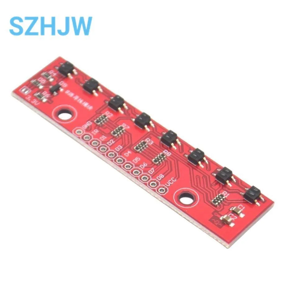 Tracking Module Infrared Detection Sensor Module DIY 8-Channel Infrared Detector Hunt Module 8bit Sensor Module