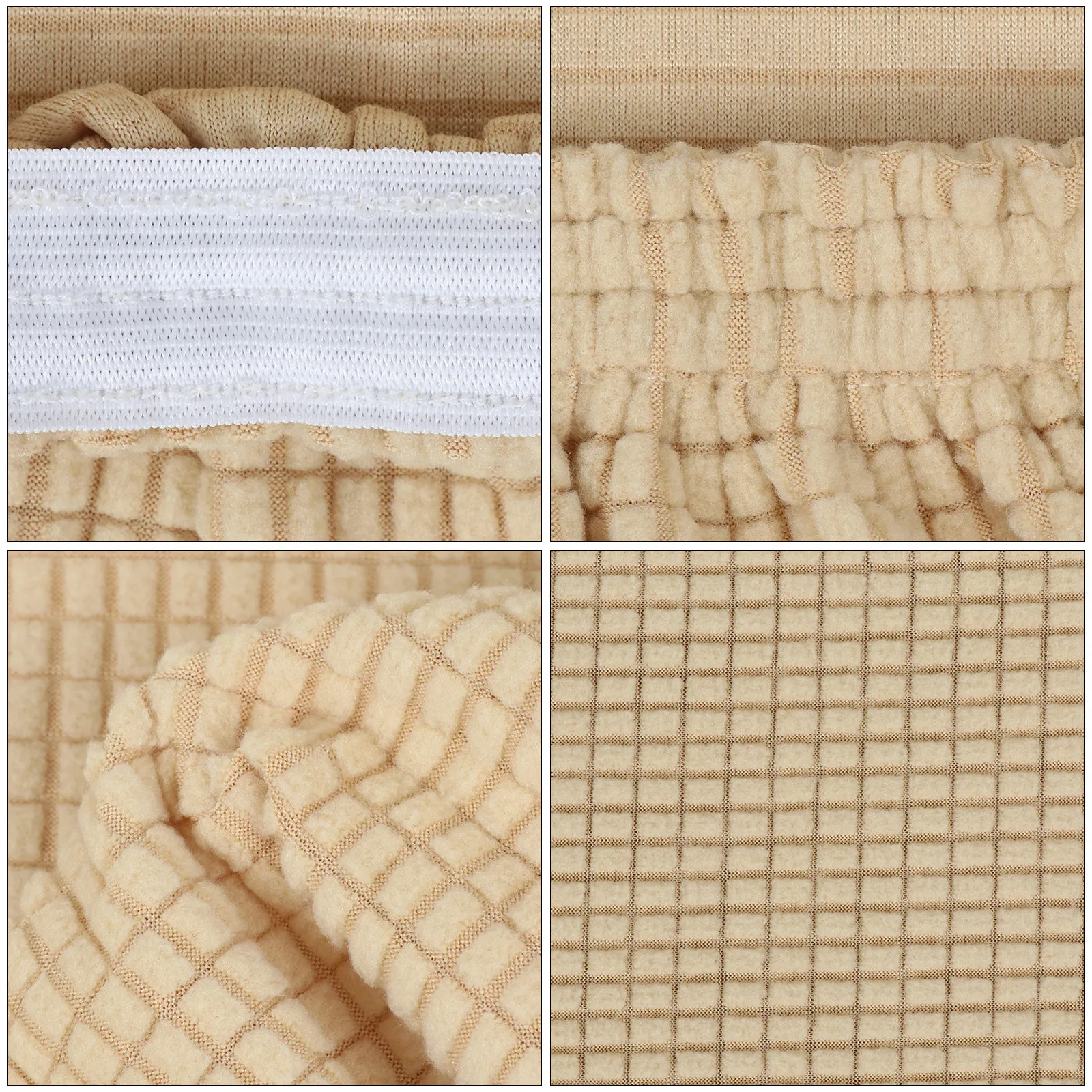 Simple Elastic Full Wrapped Piano Stool Cover Common Pure Color Bench Use Home Meeting Ceremony Decoration Piano Stool Cover