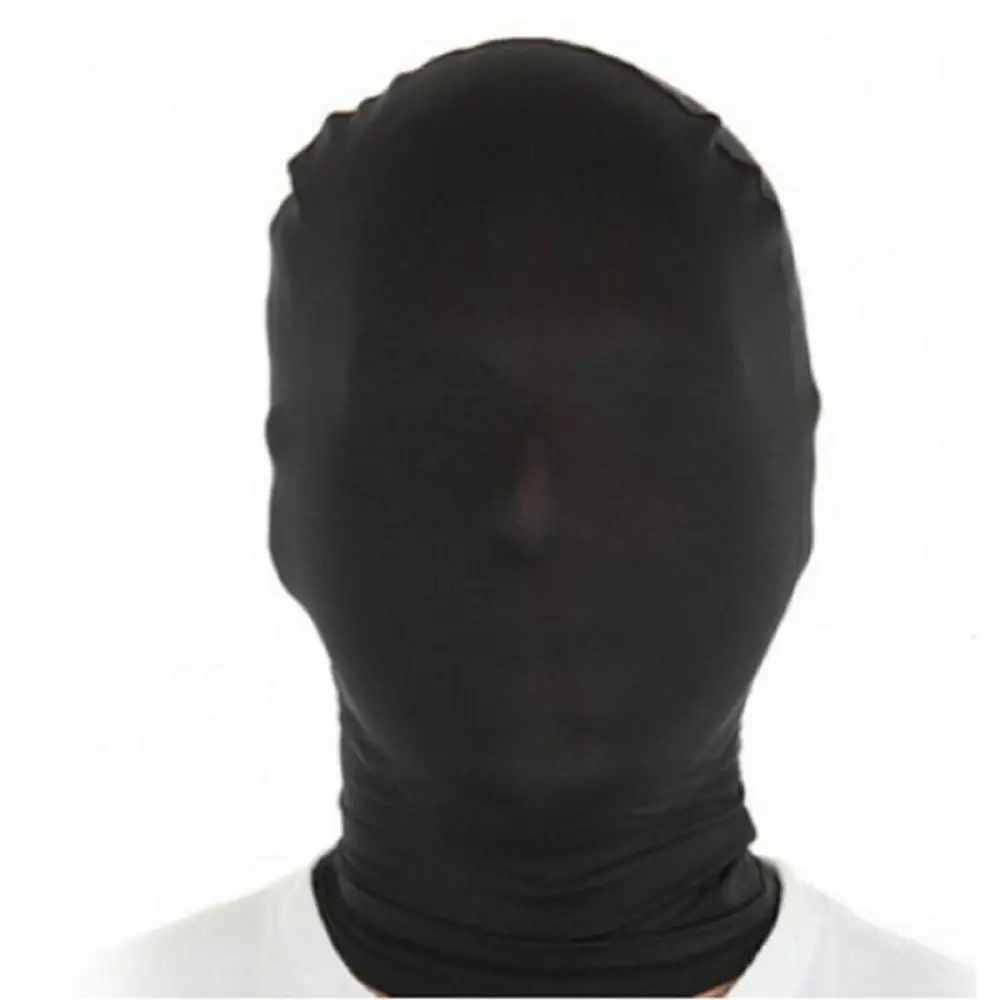 1pcs Solid Color Unisex Nylon Full Face Mask Hood Role Play Costume Kit Masquerade Cosplay Clubwear Toys Headgear