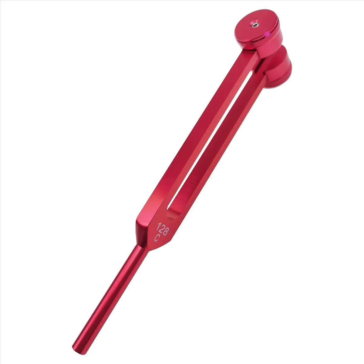 ABXY 128 Hz Tuning Fork Weighted Red Tuning Forks for Healing 128 Hz Slider Tuning Fork