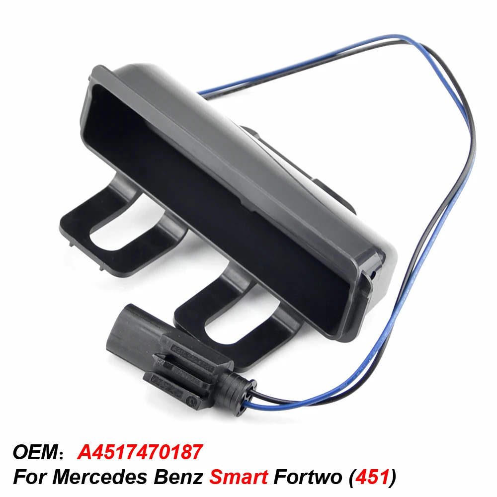 Rear Trunk Tailgate Handle Switch Fit for Smart Fortwo (451) Pure Passion Cabrio 1.0L L3 - Gas Electric Drive A4517470187