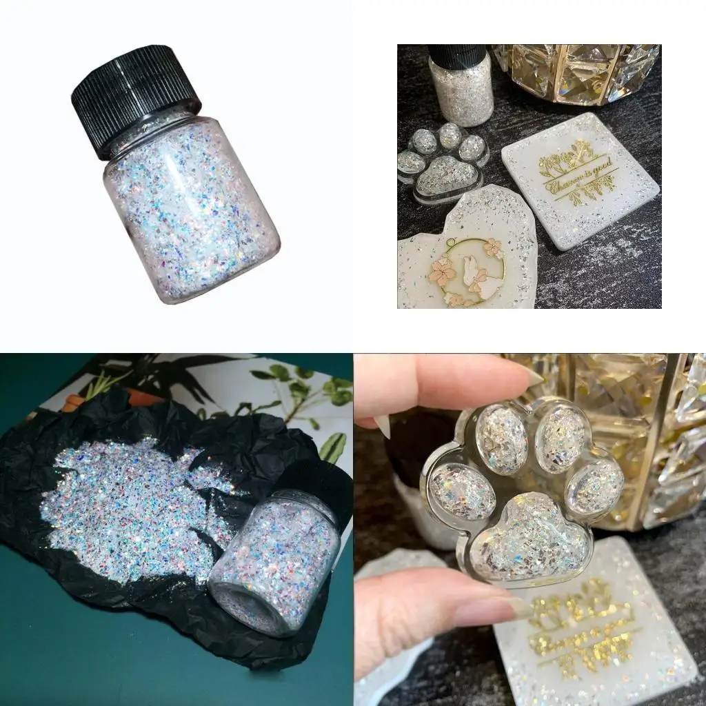   Intense Silver Color Shift Pigment Powder Yunjin Powder Pigment for Art Making