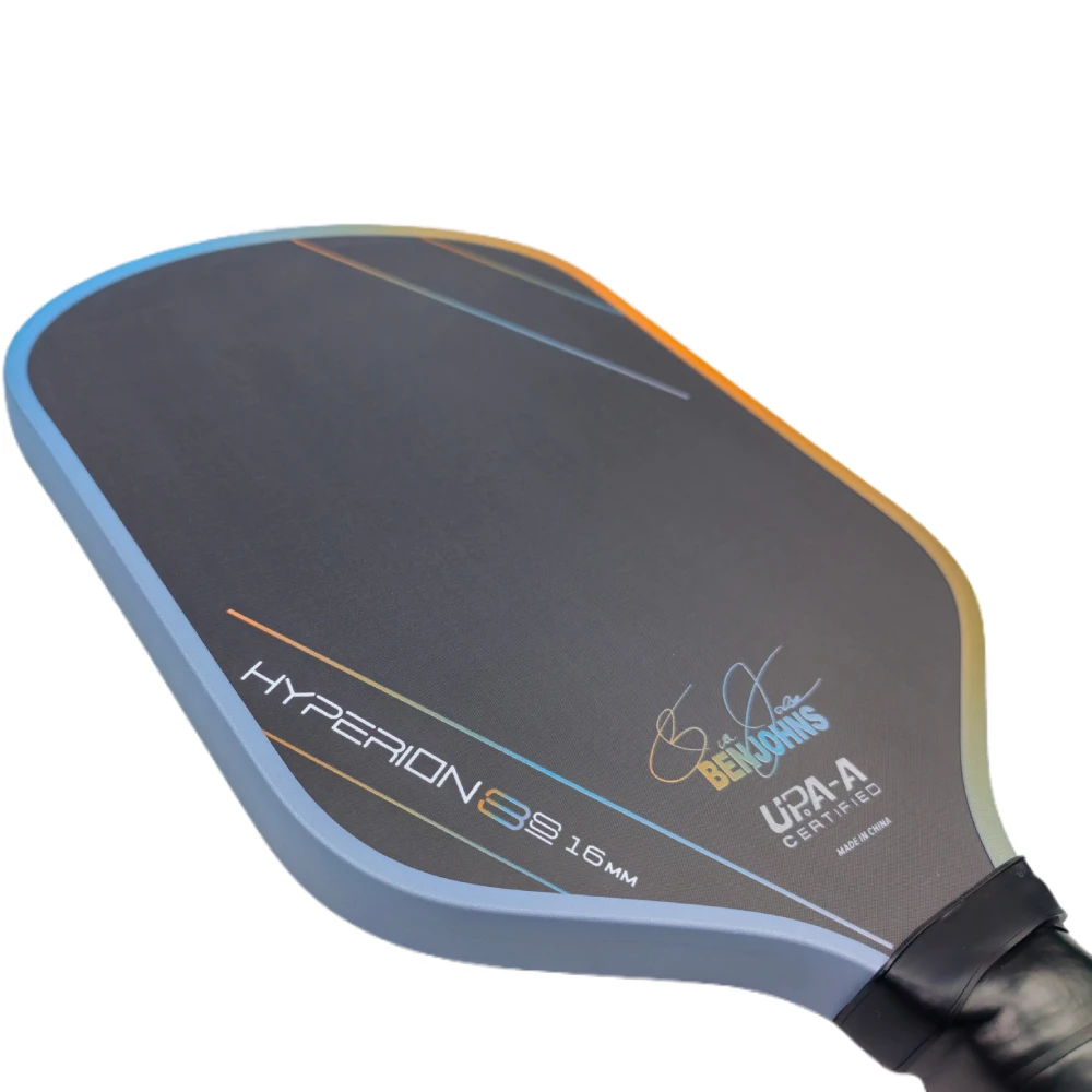 Hyperion 3S ChromaPickleball Paddle Ben Johns T700 fibra de carbono termoformado Unibody 16mm Gen 3 núcleo de propulsión para profesional