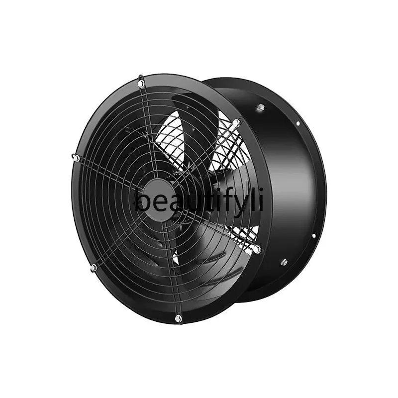 

External rotor axial flow fan, kitchen special silent duct fan industrial high-speed powerful exhaust fan