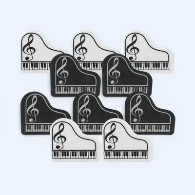 

10Pcs Mini Piano Erasers Small Cute Portable Erasers for Kids School Drawing Writing Stationery Eraser Cute School Supplies