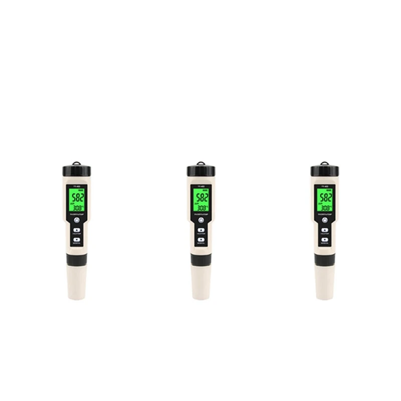 

HOT SALE 3X New YY-400 Hydrogen Ion Concentration Water Quality Test Pen PH/ORP/H2 And TEM 4 In 1 Digital Drinking Water Meter