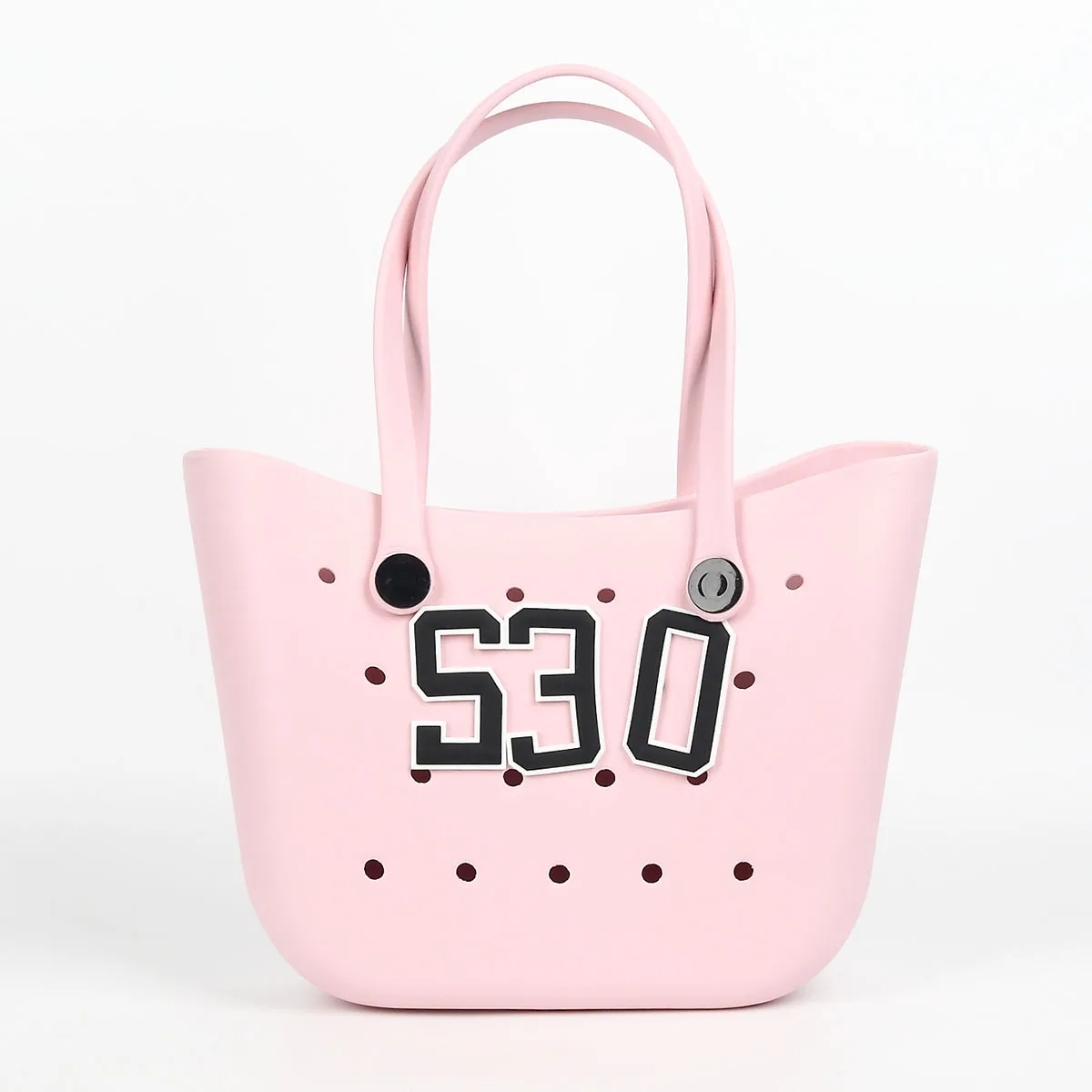 

Большая вместительная сумка-тоут из ЭВА с цифровым декором, съемная ручка, спортивная дорожная плавательная пляжная сумка для спортзала, износостойкая прочная портативная водонепроницаемая резиновая пляжная сумка