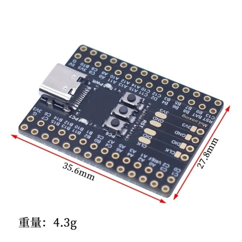 Низкая мощность STM32F103RCT6 Плата разработки с гибким расширением для интеграции датчиков для исследований в аэрокосмической