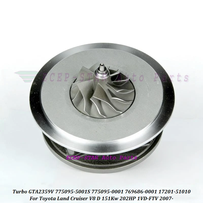 Turbo Cartridge CHRA 842127 775095 775095-5001S 769686 769686-0001 17201-51010 17201-51011 For Toyota Land Cruiser 1VD-FTV 4.5L