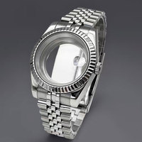 High Quality 36/39/41MM Waterproof Sapphire Glass Watch Suitable for NH34 NH35 NH36 NH38 Movement 20mm Stainless Steel Strap